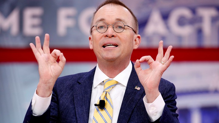 Mick Mulvaney Concocts the Worst Defense in Human History