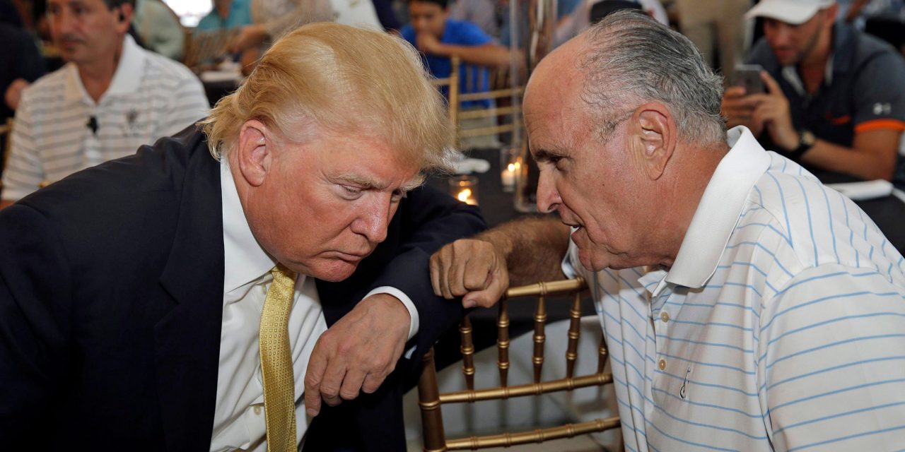 Trump and Giuliani’s Plan to Avoid Jail