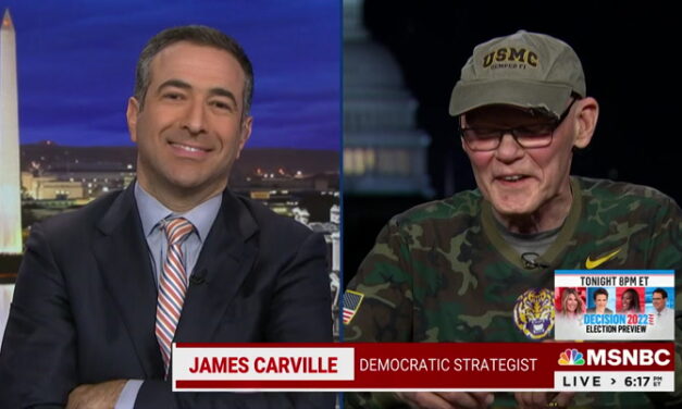 James Carville Can’t Follow His Own Advice